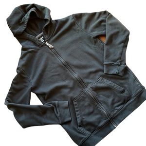 Cat & Jack | Black Zip-up Hoodie Sweatshirt sz L (12/14)